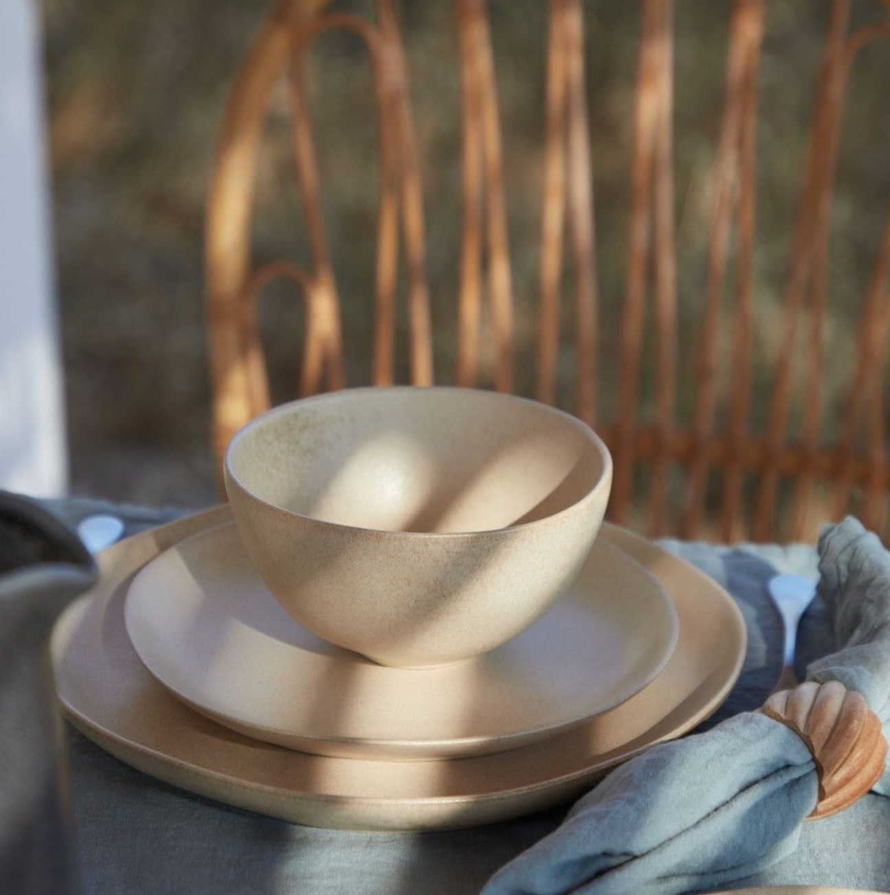 Costa Nova Livia Salad Plate, Champagne