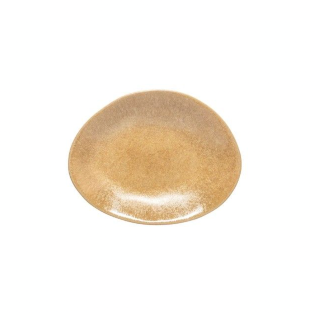 Costa Nova Livia Oval Bread Plate, Champagne