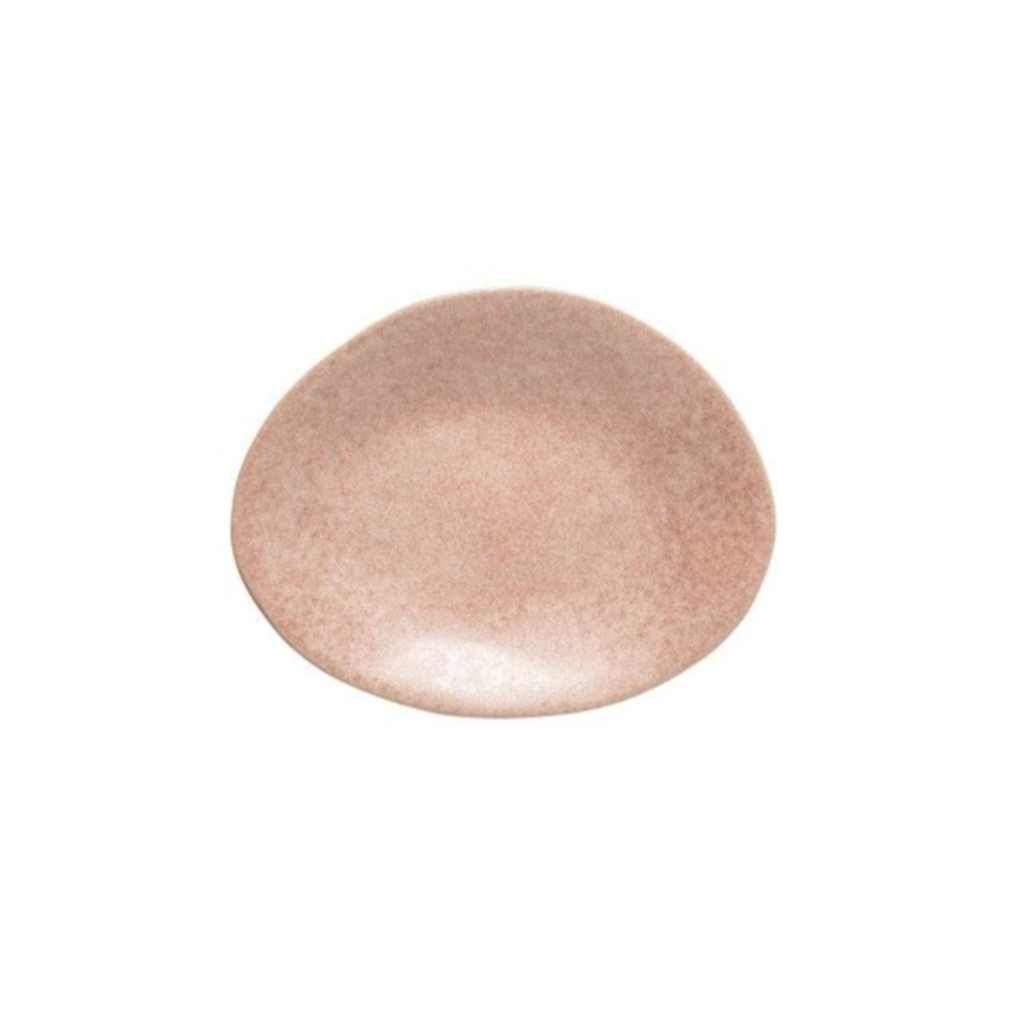 Costa Nova Livia Oval Bread Plate, Mauve Rose