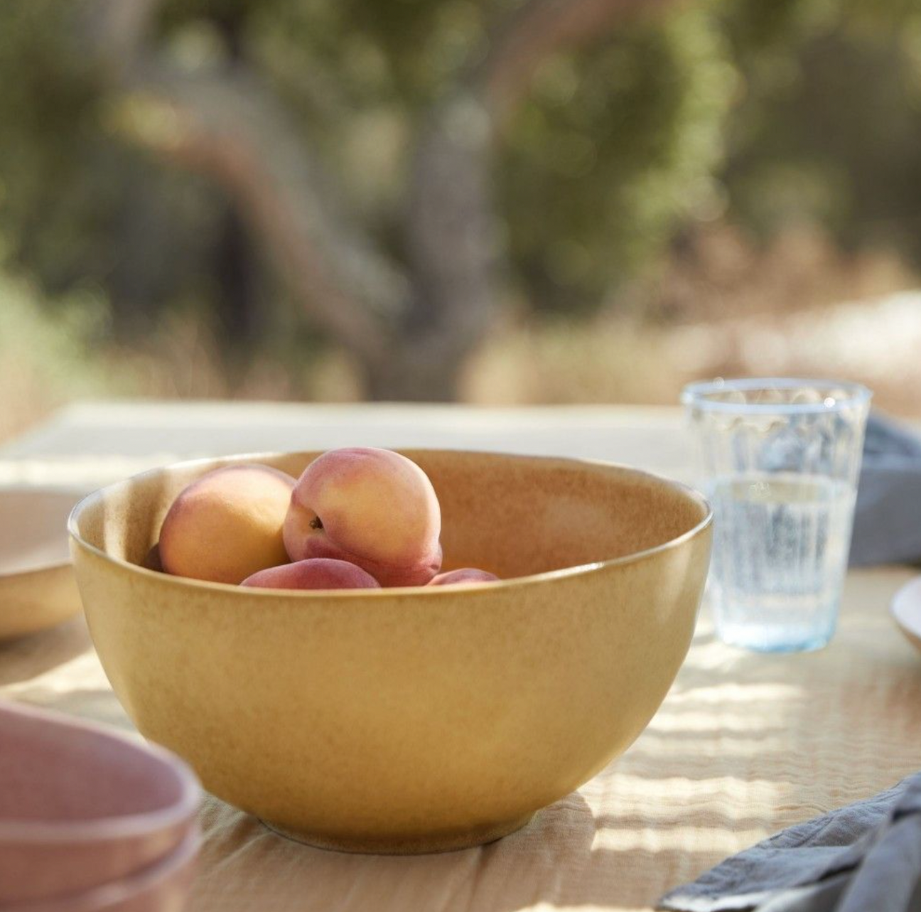 Costa Nova Livia Serving Bowl 11", Champagne