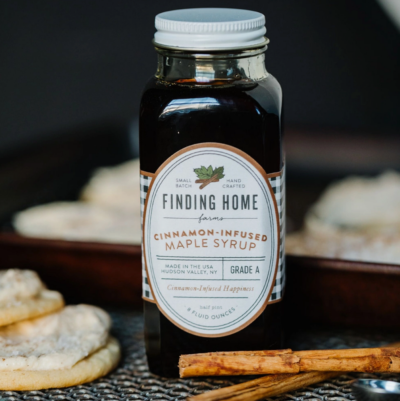 Cinnamon-Infused Maple Syrup