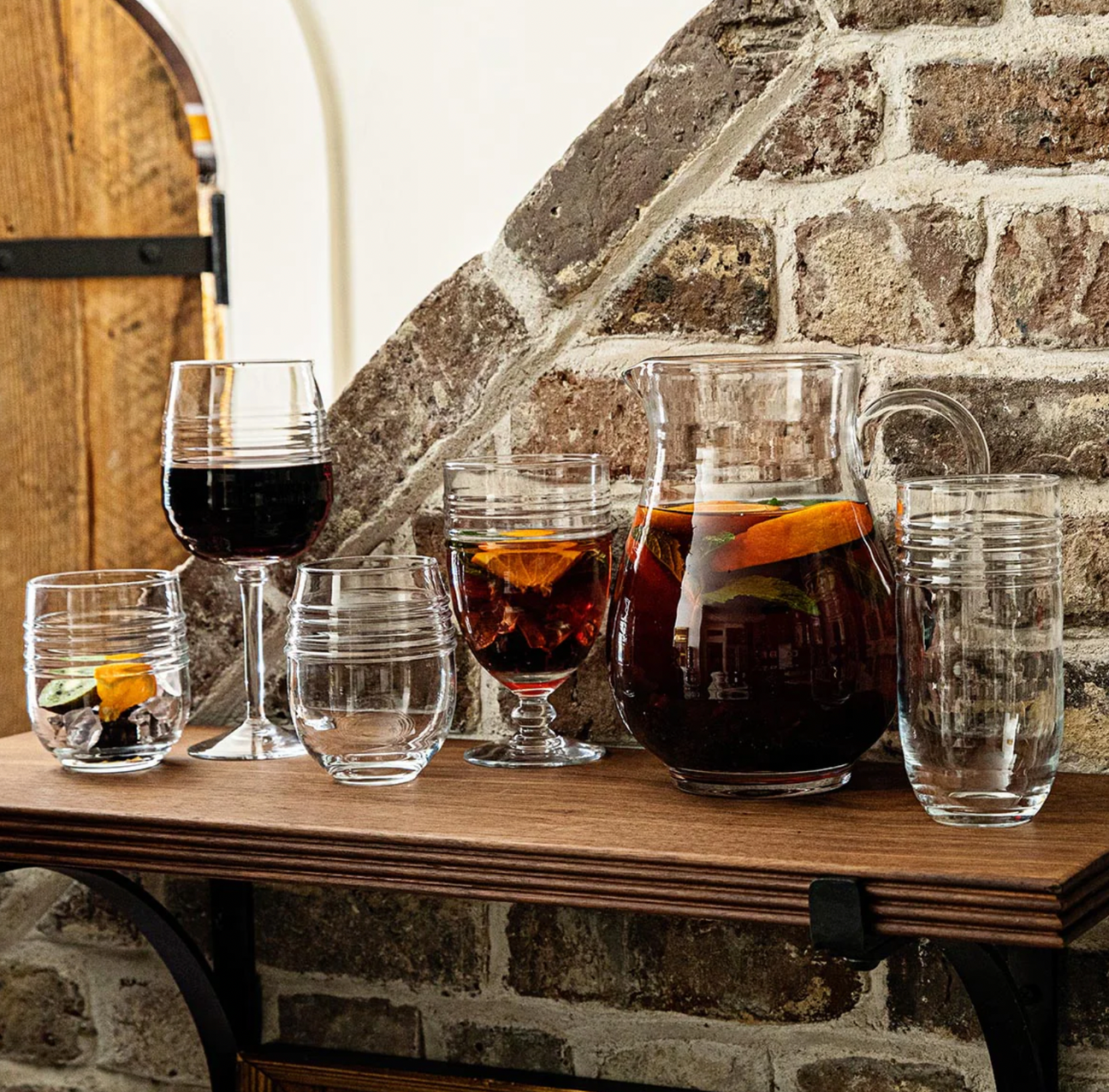 Juliska Bilbao Stemless Wine Glass