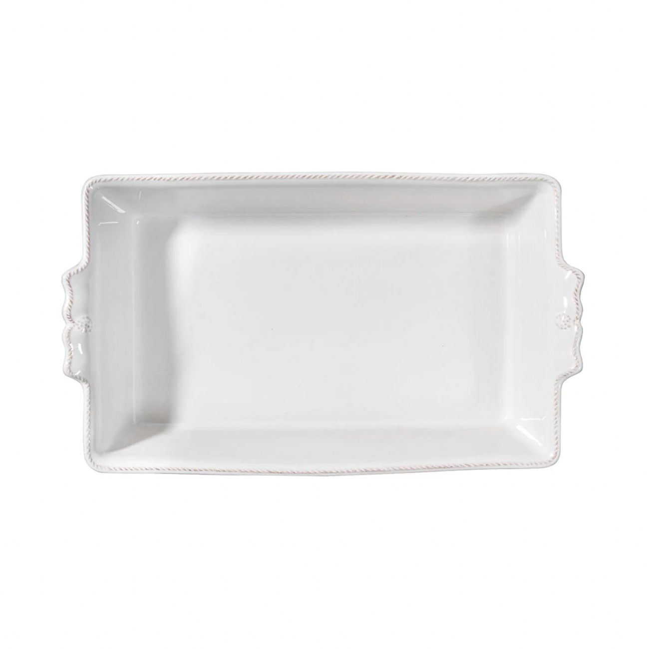 Juliska Berry & Thread 13" Rectangular Baker, Whitewash