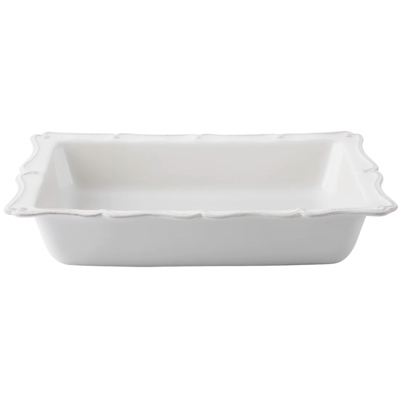 Juliska Berry & Thread 17" Rectangular Baker, Whitewash