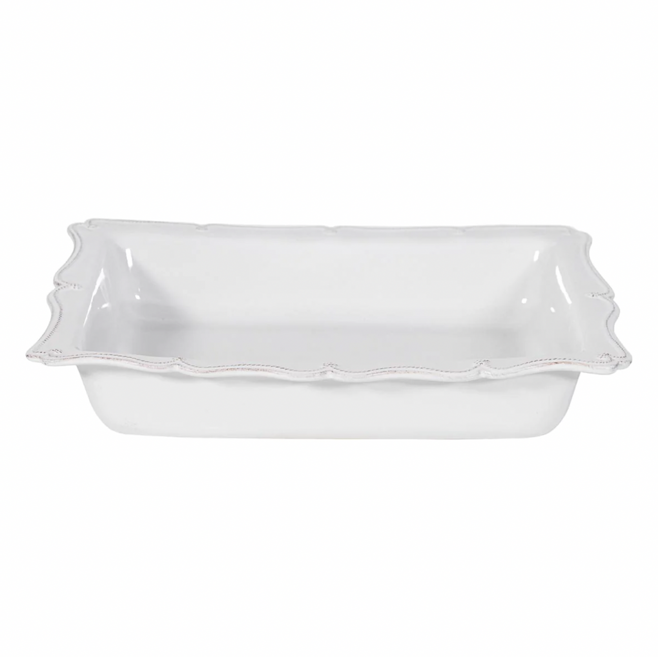 Juliska Berry & Thread 17" Rectangular Baker, Whitewash