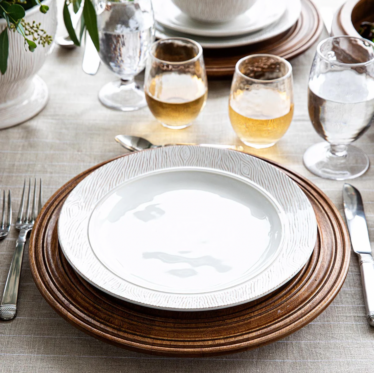 Juliska Blenheim Oak Dinner Plate