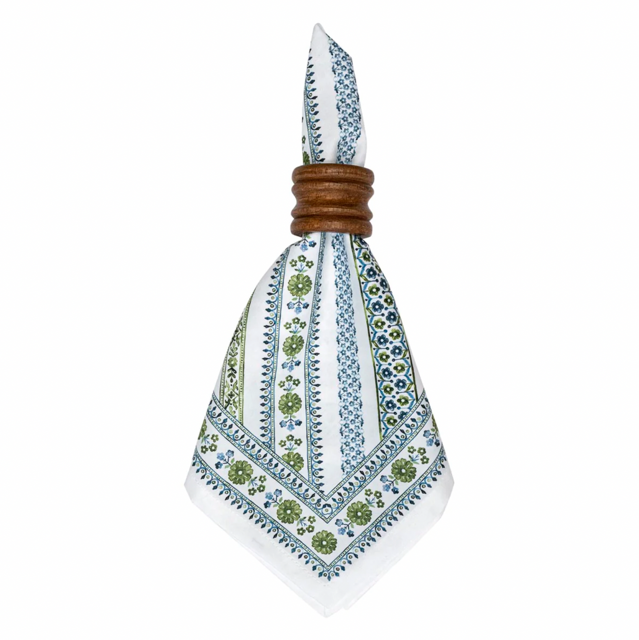Juliska Seville Stripe Napkin, Green