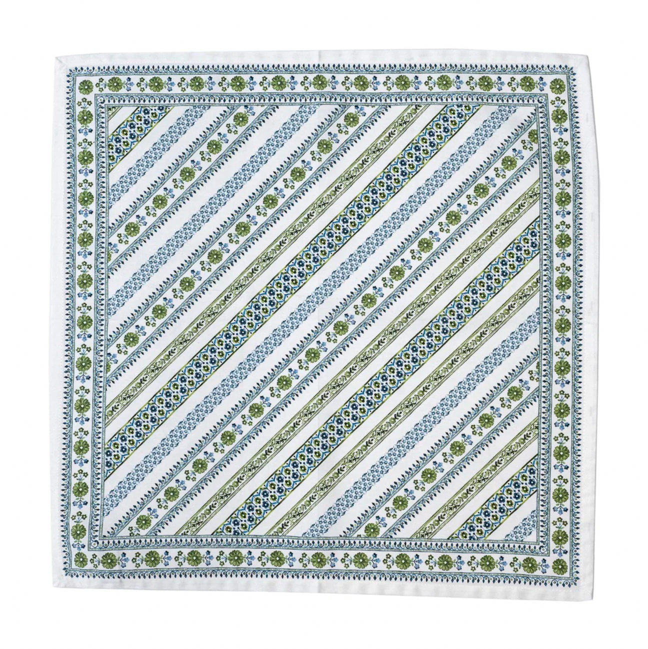 Juliska Seville Stripe Napkin, Green