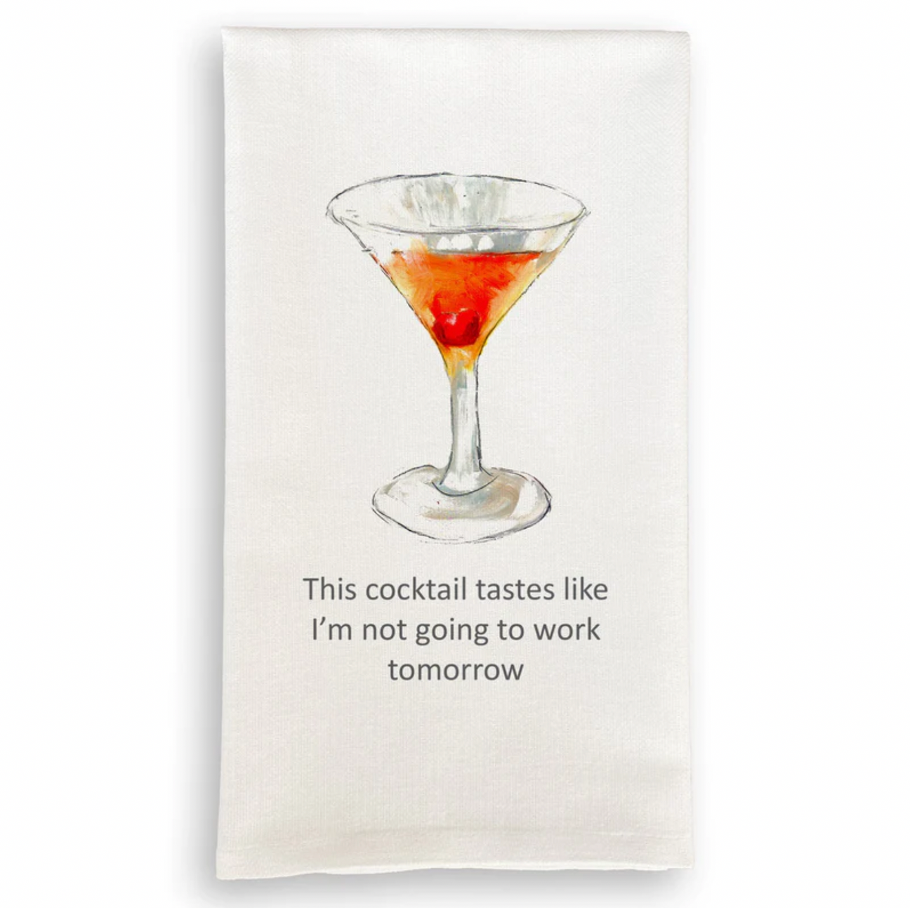 "This Cocktail Tastes Like..." Tea Towel
