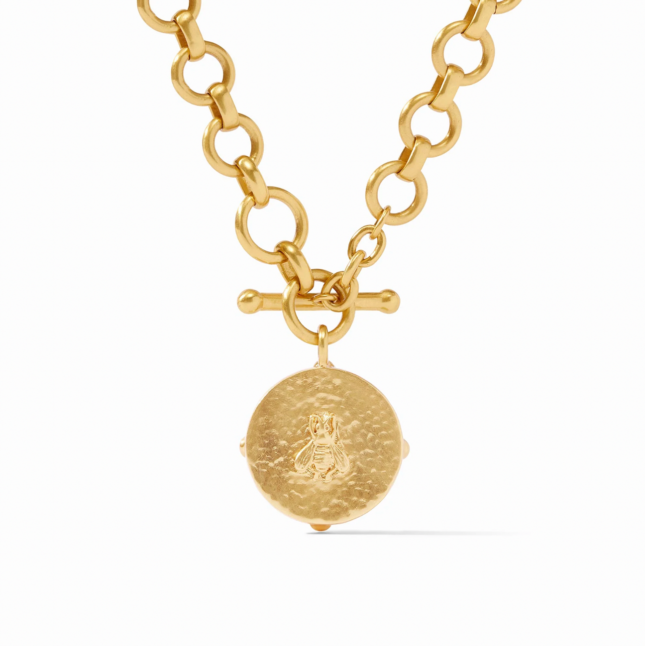Julie Vos Honeybee Demi Necklace, Clear Crystal