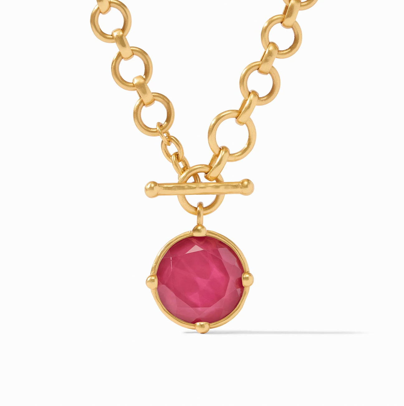 Julie Vos Honeybee Demi Necklace, Raspberry