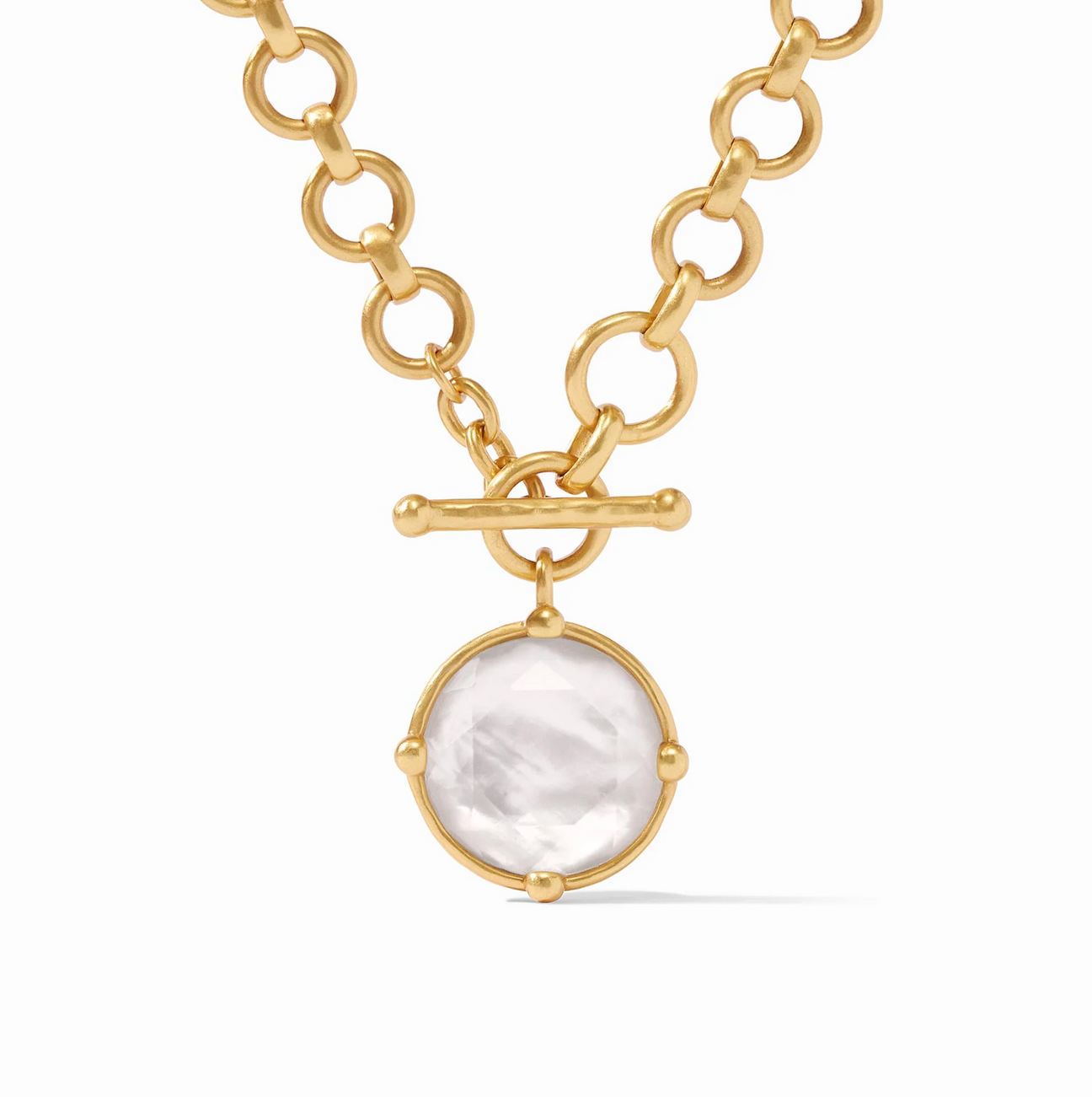 Julie Vos Honeybee Demi Necklace, Clear Crystal