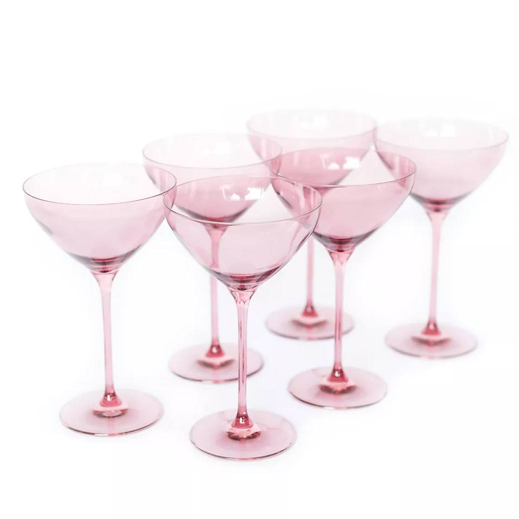Estelle Rose Martini Glasses