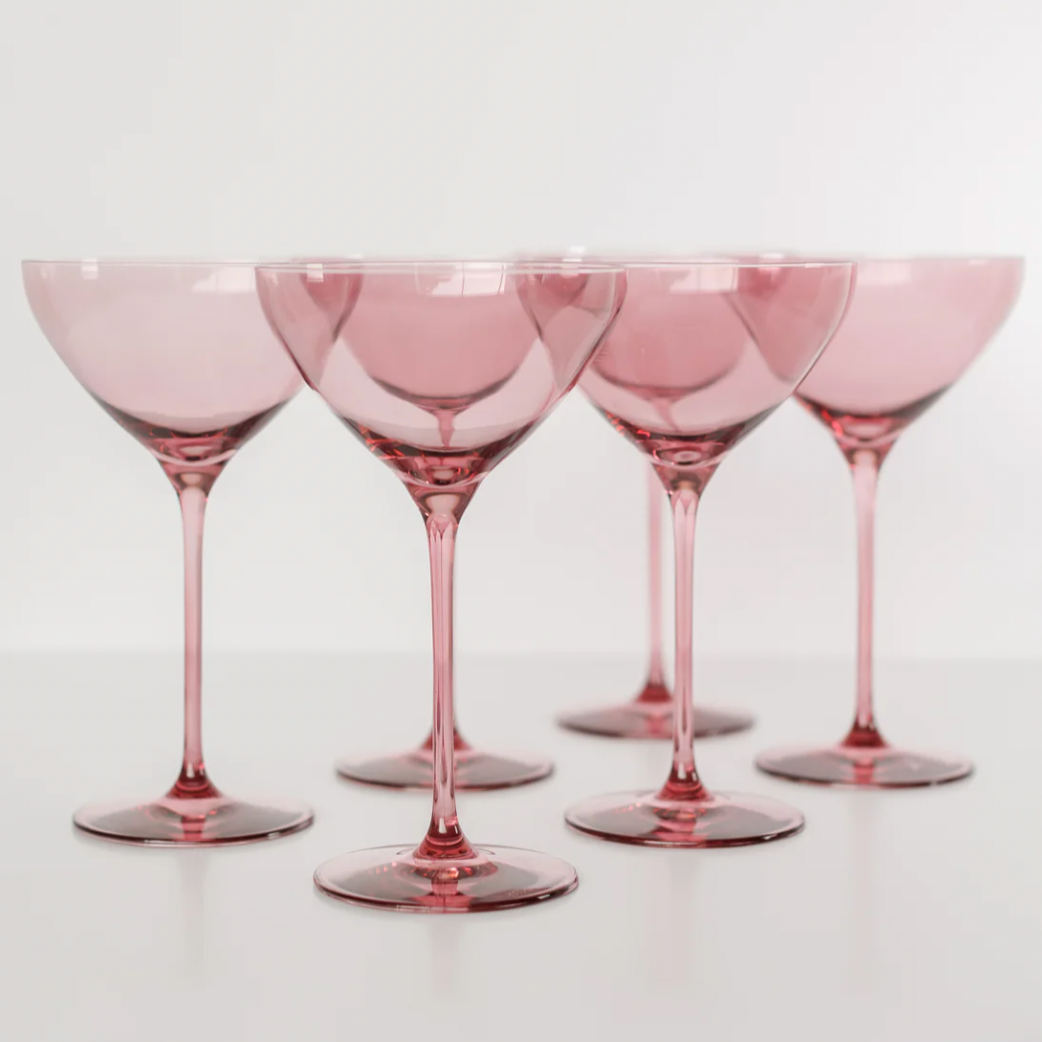 Estelle Rose Martini Glasses