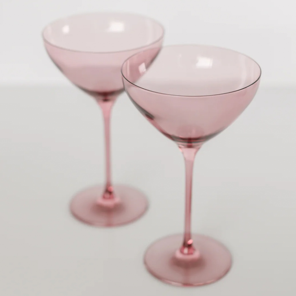 Estelle Rose Martini Glasses