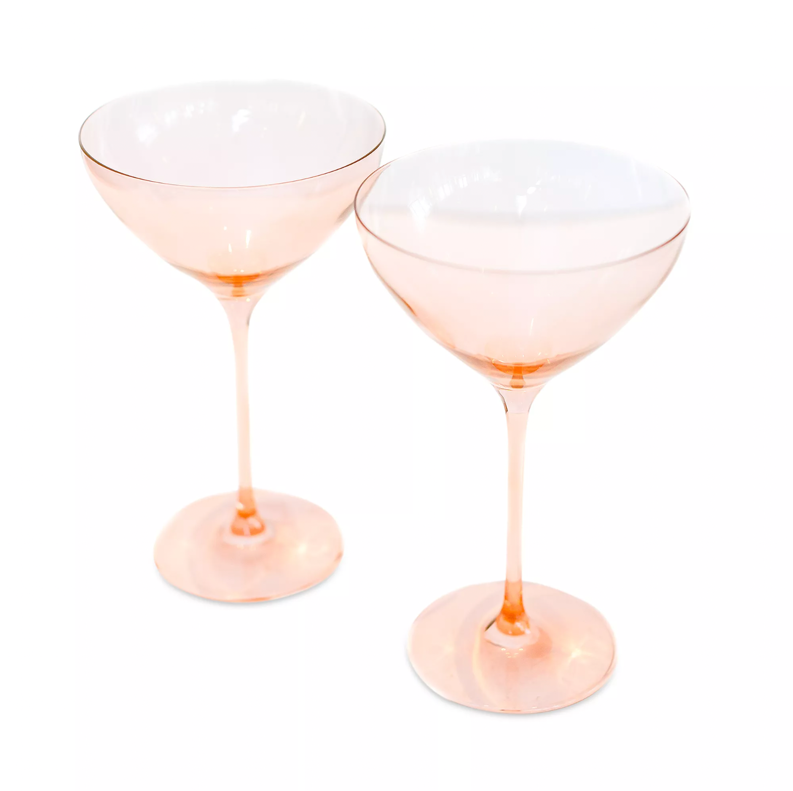 Estelle Blush Pink Wine Glasses – Waiting On Martha