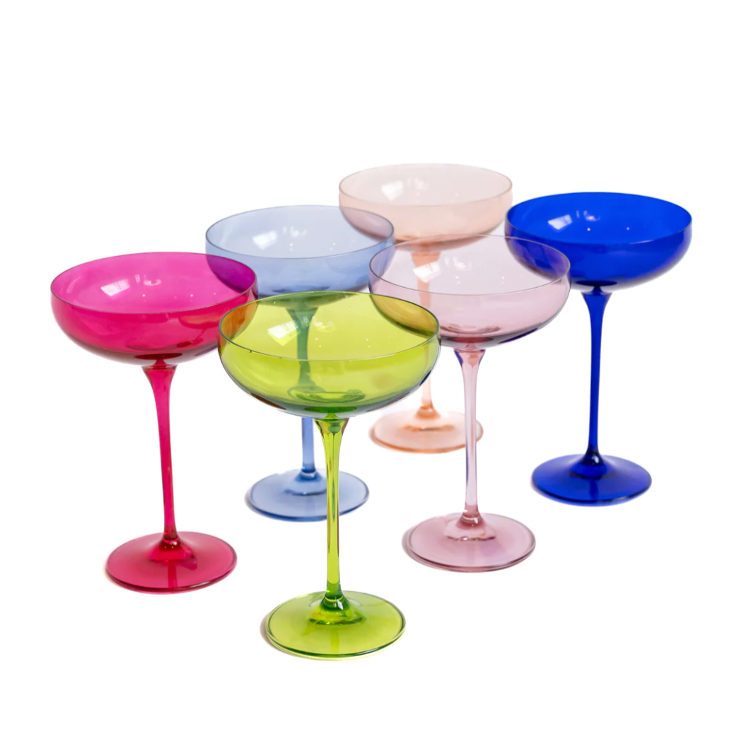 Estelle Classic Mixed Coupe Glasses