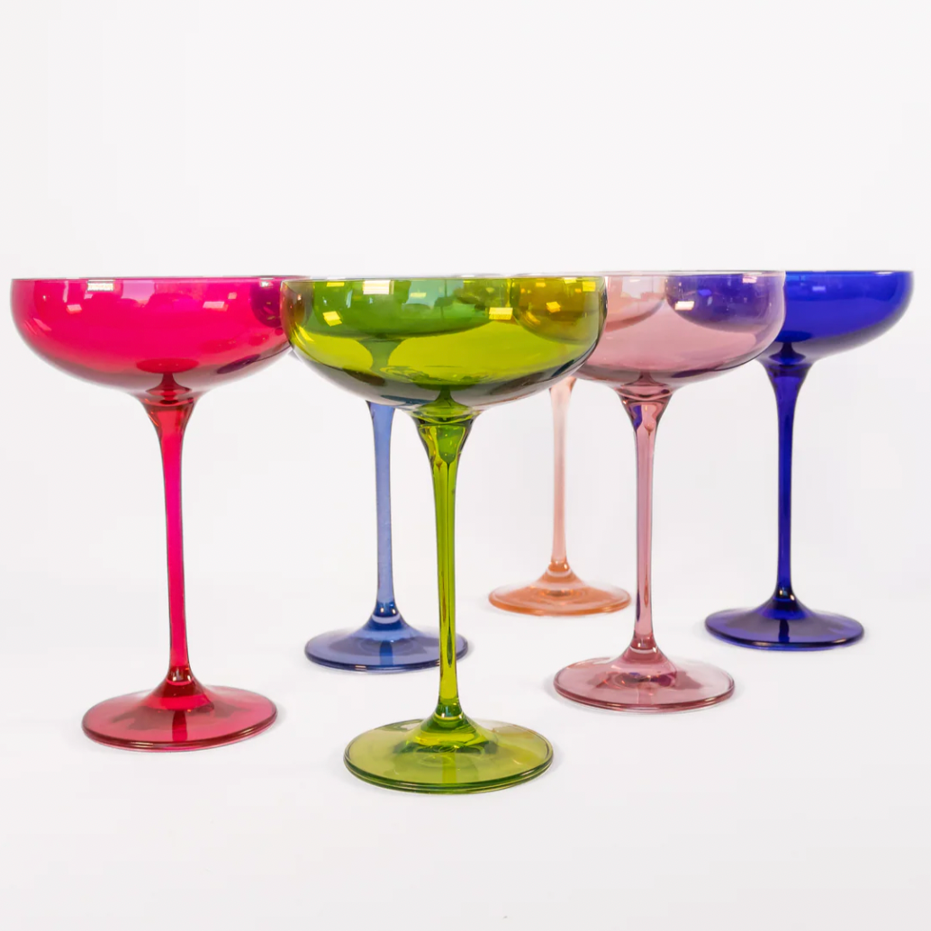 Estelle Classic Mixed Coupe Glasses