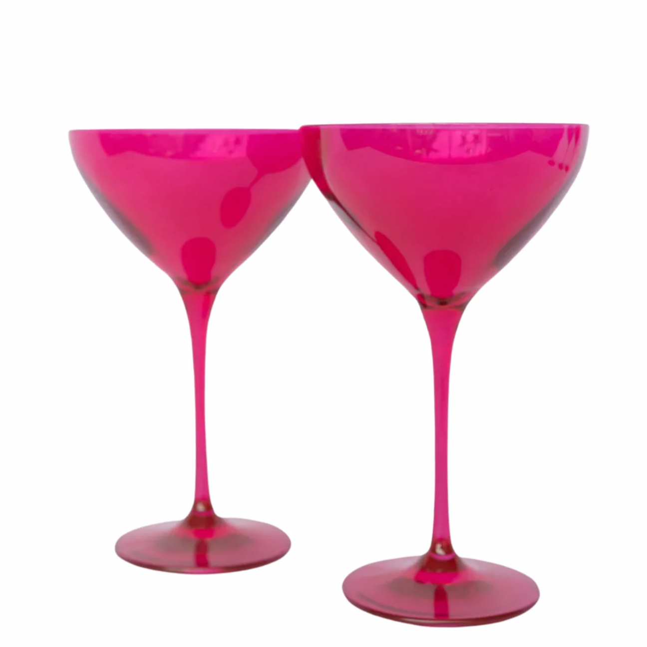 Estelle Fuchsia Martini Glasses