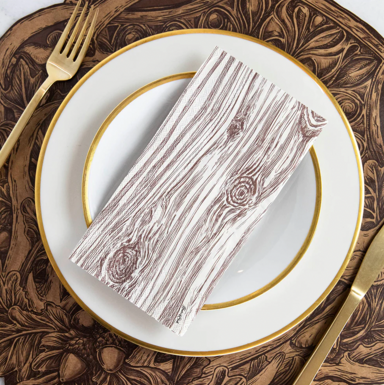 Oak guest napkins
