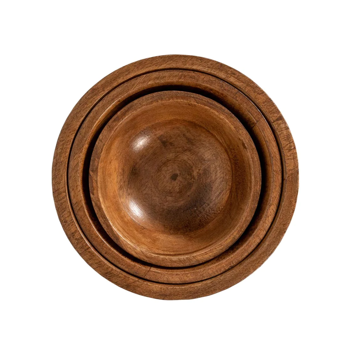 Juliska Bilbao Wood Nesting Bowl Set