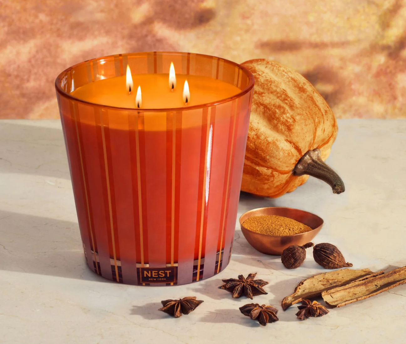 Nest Pumpkin Chai Luxury 4 Wick Candle
