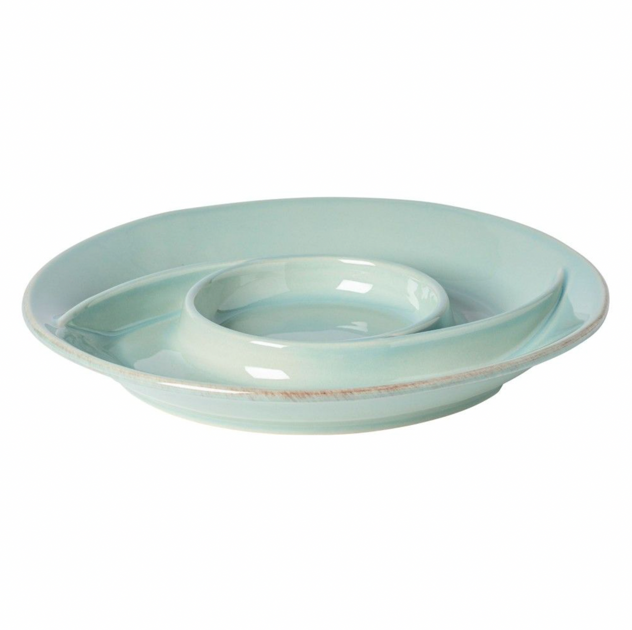 Casafina Cook & Host Chip and Dip, Robin's Egg Blue