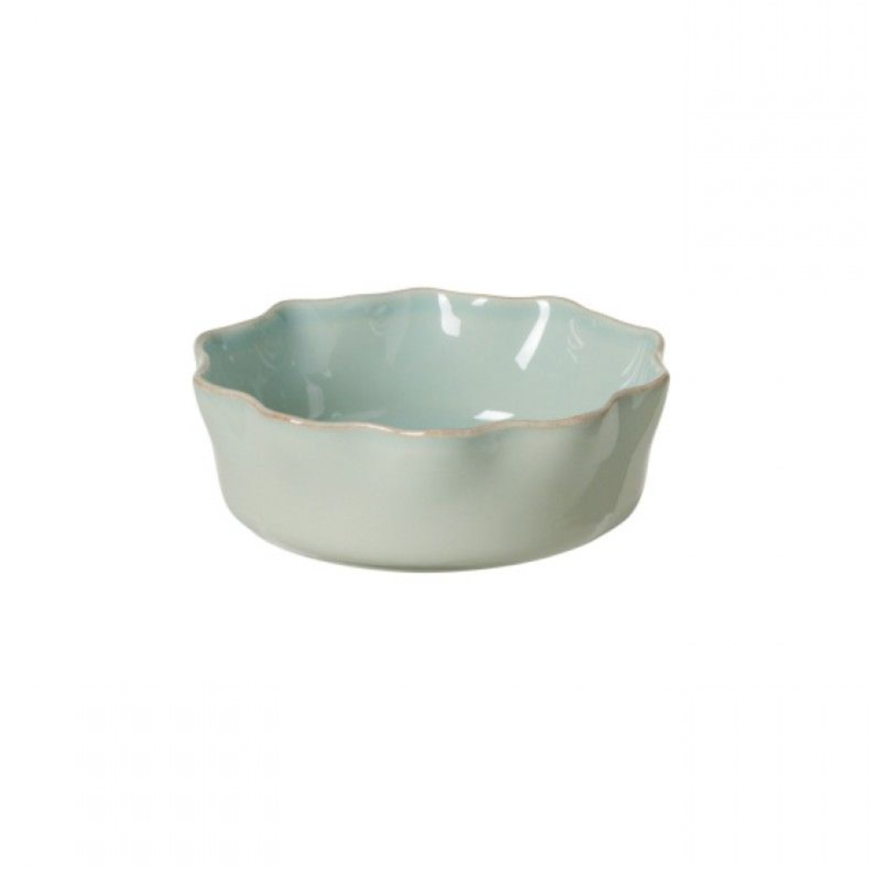 Casafina Cook & Host Ruffled Pie Dish Small, Robin's Egg Blue *LAST CHANCE*