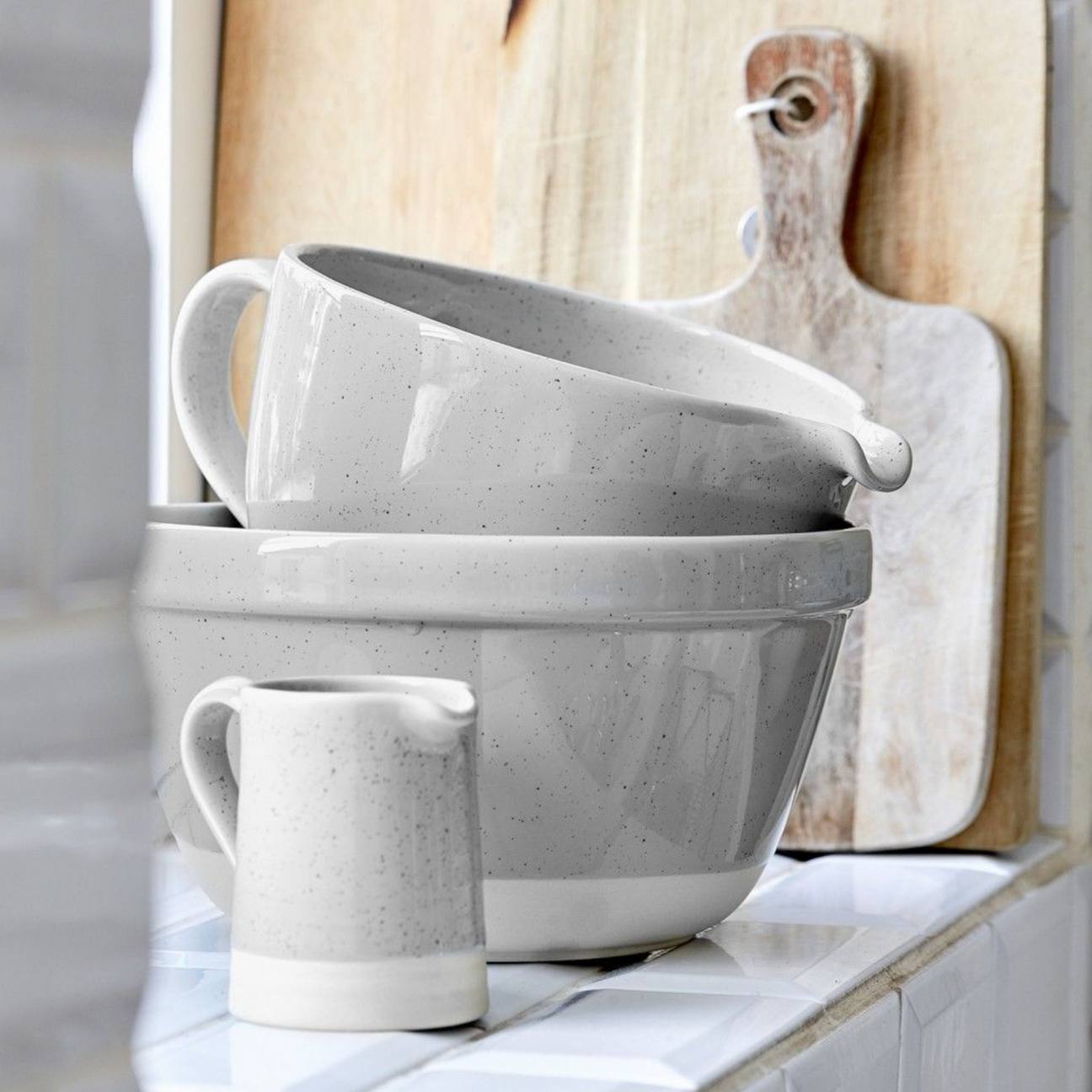 Casafina Fattoria Creamer, Gray