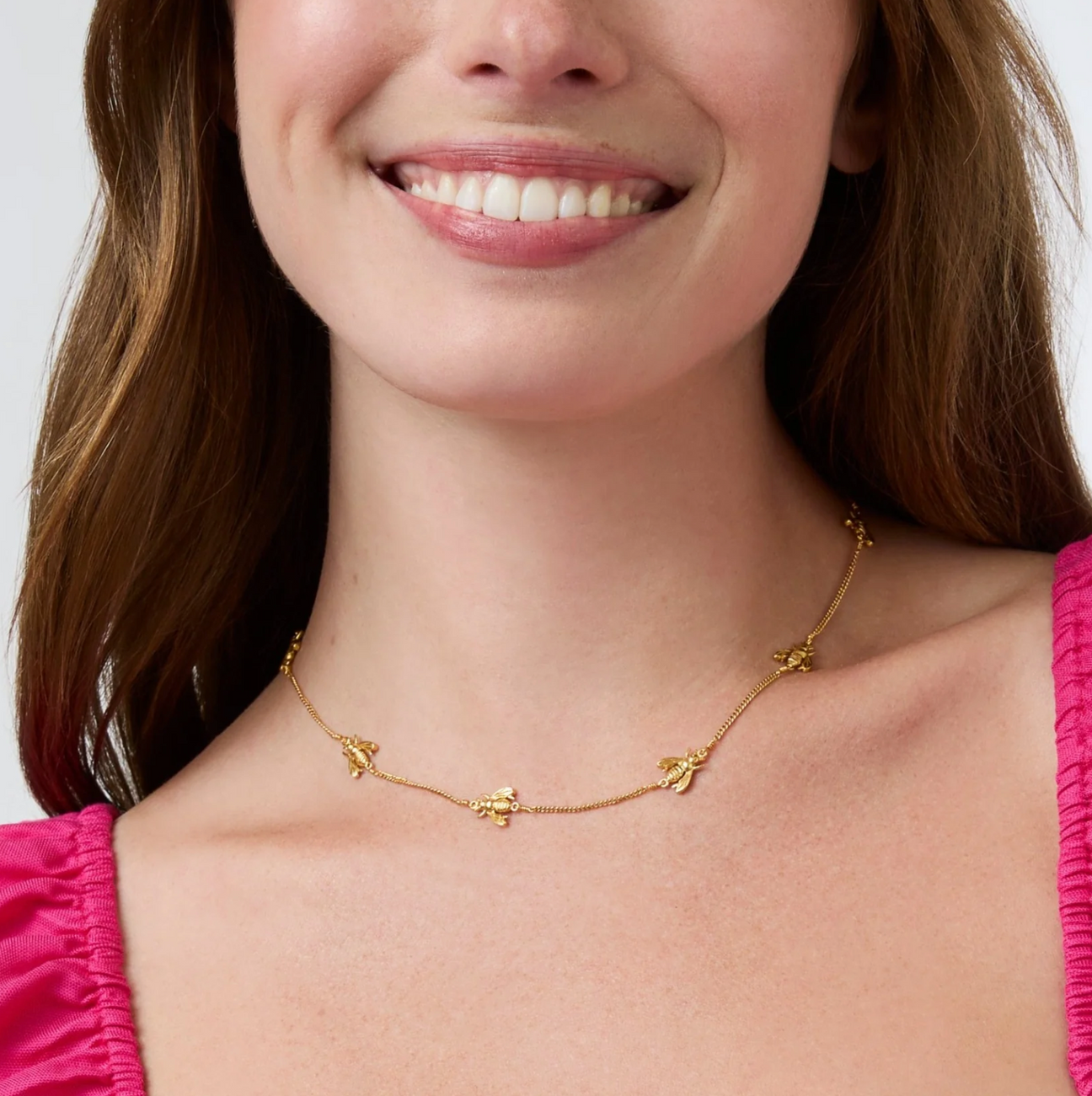 Julie Vos Bee Delicate Necklace