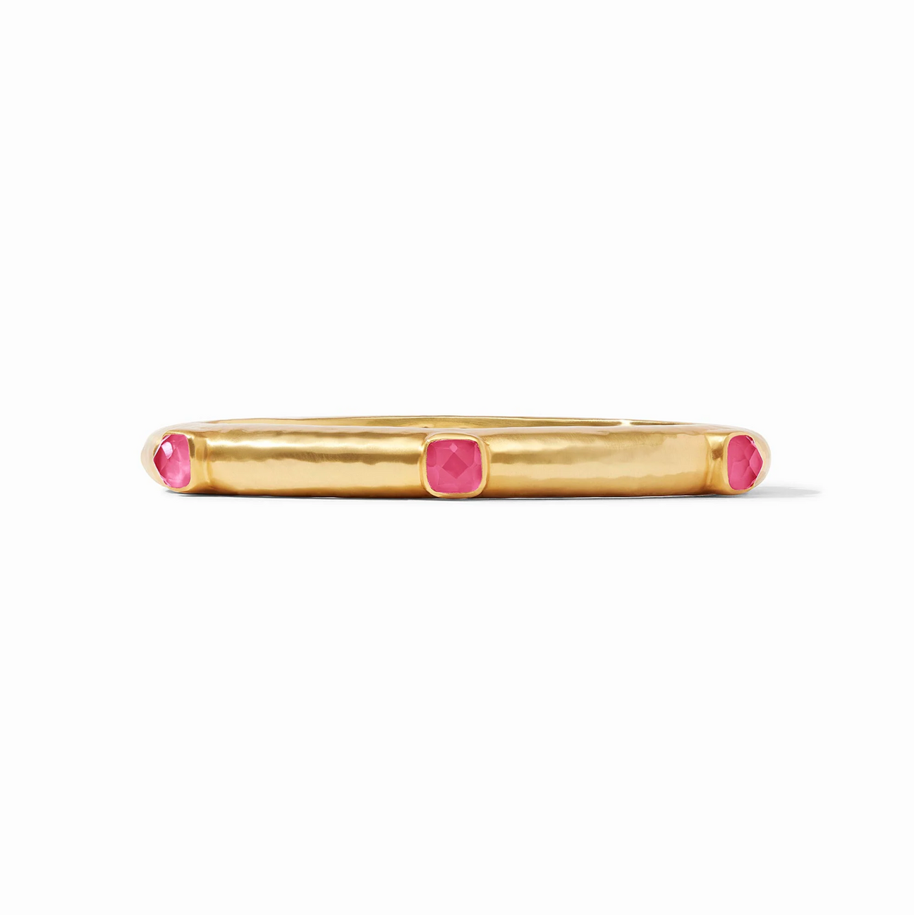 Julie Vos Catalina Hinge Bangle, Raspberry