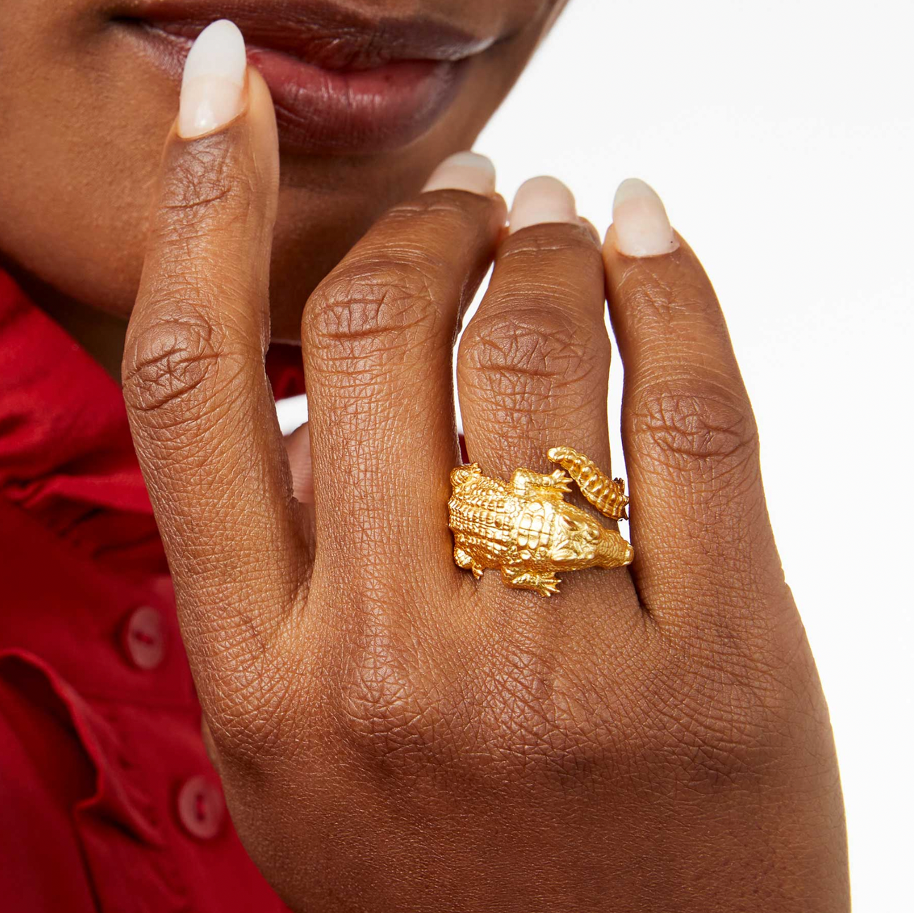 Julie Vos Alligator Ring