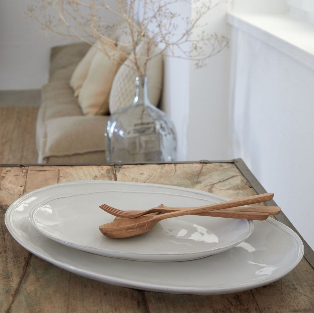 Casafina Fontana 16" Oval Platter