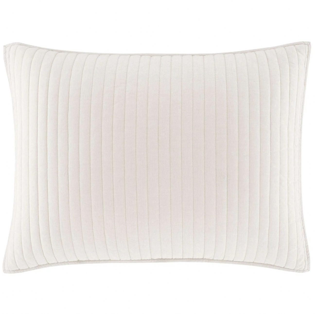 Pine Cone Hill Cozy Cotton Natural Quilted Sham