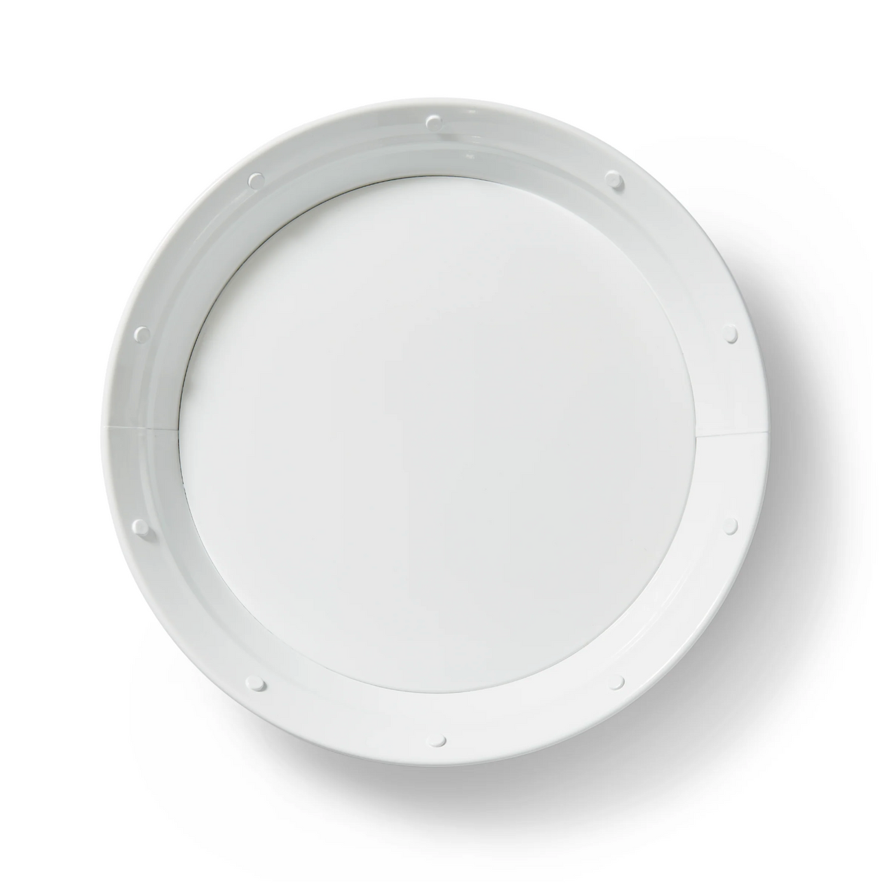 White Metal Plate & Parchment Paper Set