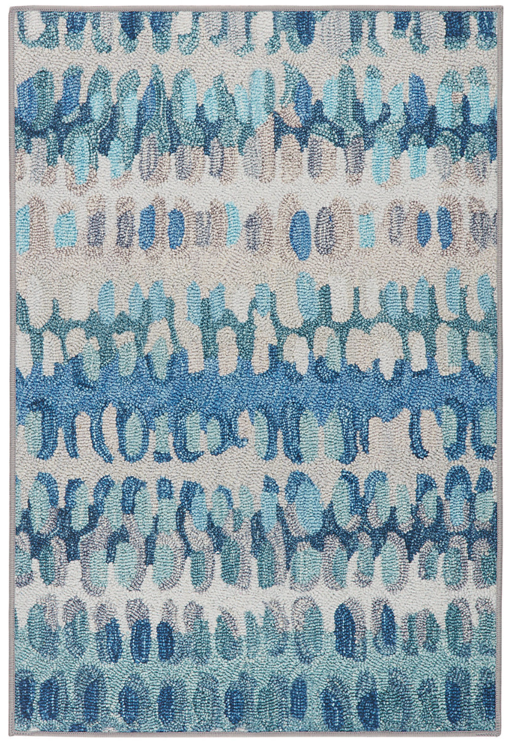 Dash & Albert Paint Chip Washable Rug, Blue