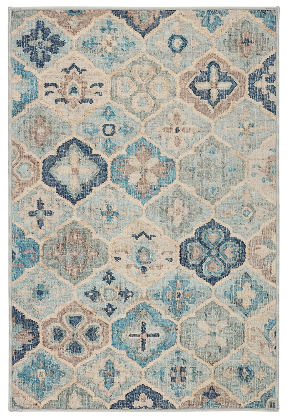 Dash & Albert Pali Blue Washable Rug