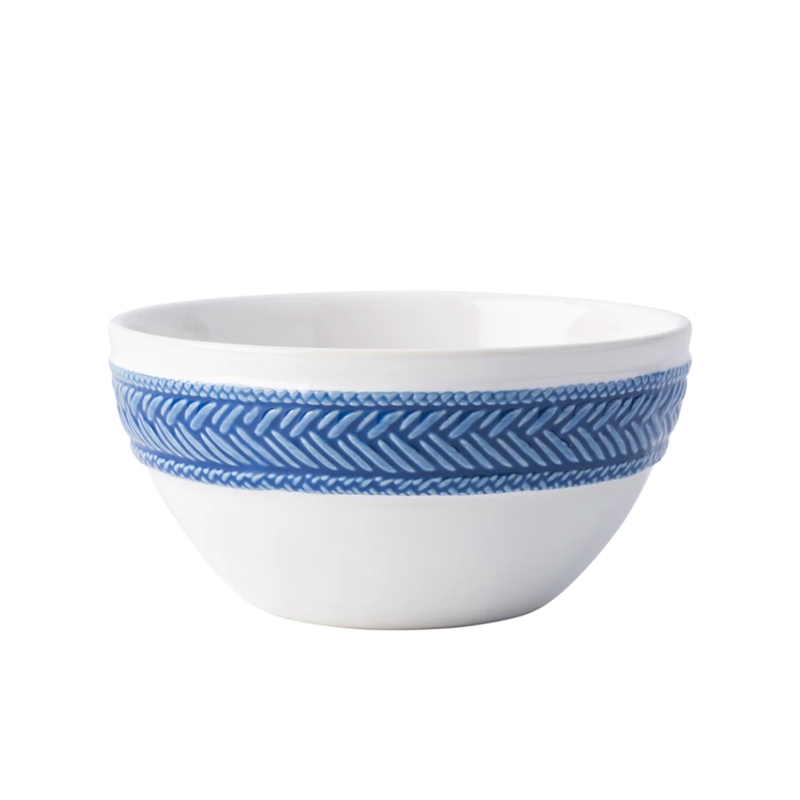Juliska Le Panier White/Delft Cereal/Ice Cream Bowl