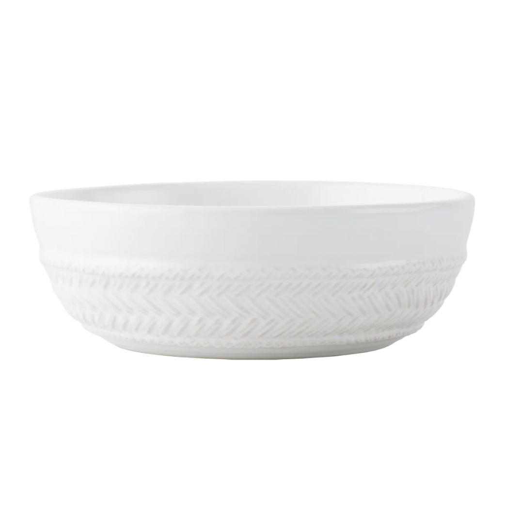 Juliska Le Panier Whitewash Pasta/Soup Bowl