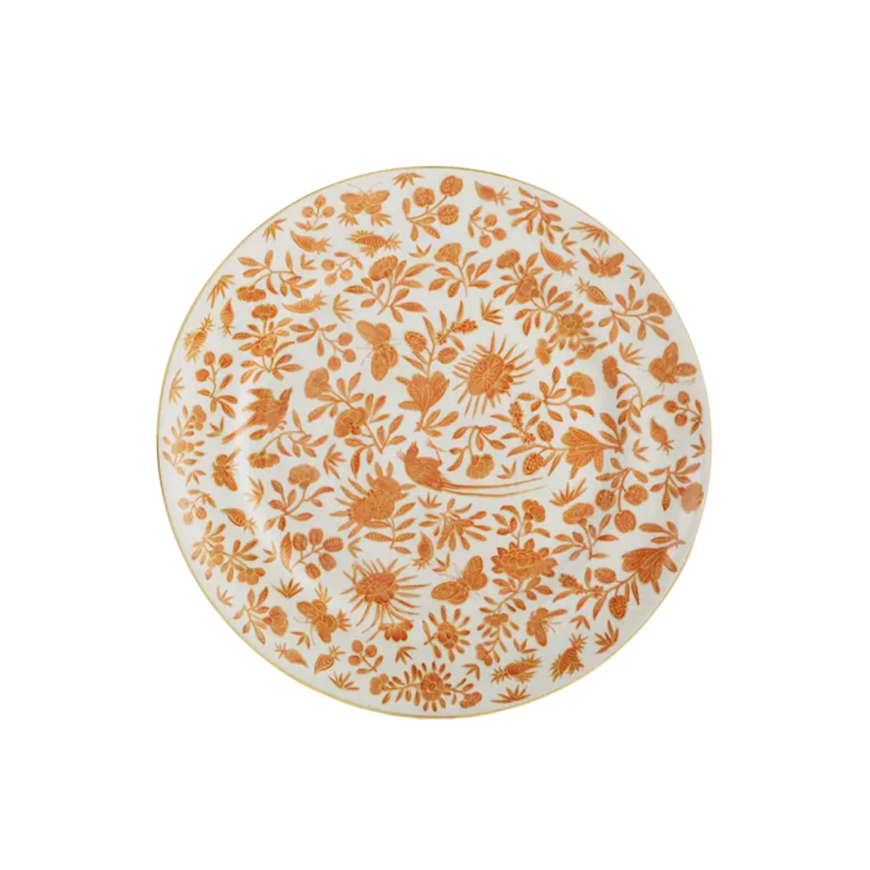 Mottahedeh Sacred Bird & Butterfly Bread & Butter Plate