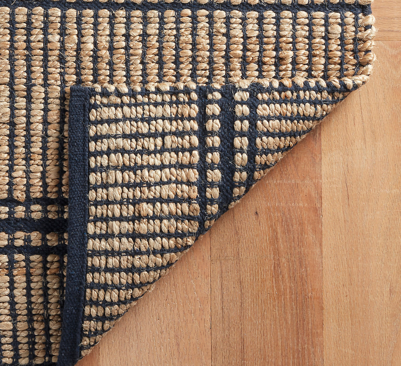 Dash & Albert Arbor Navy Handwoven Jute Rug