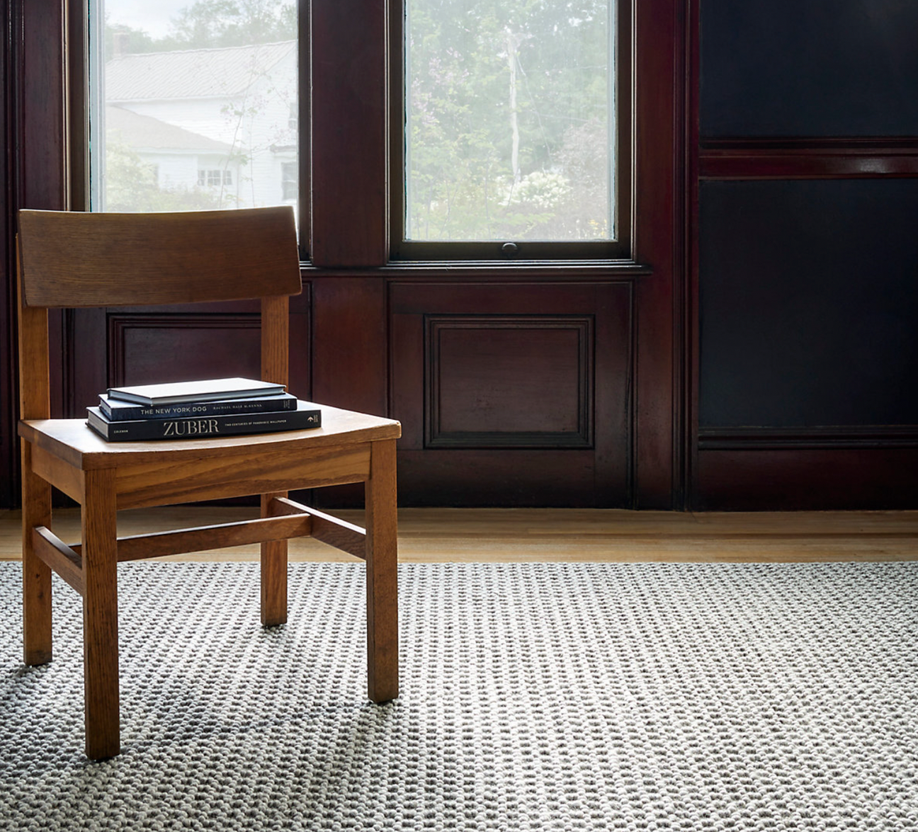 Dash & Albert Hooper Grey Handwoven Wool Rug