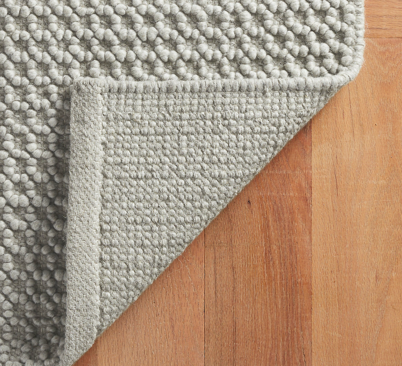 Dash & Albert Hooper Grey Handwoven Wool Rug