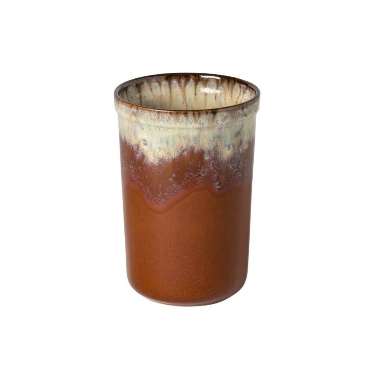 Casafina Poterie Utensil Holder, Caramel Latte