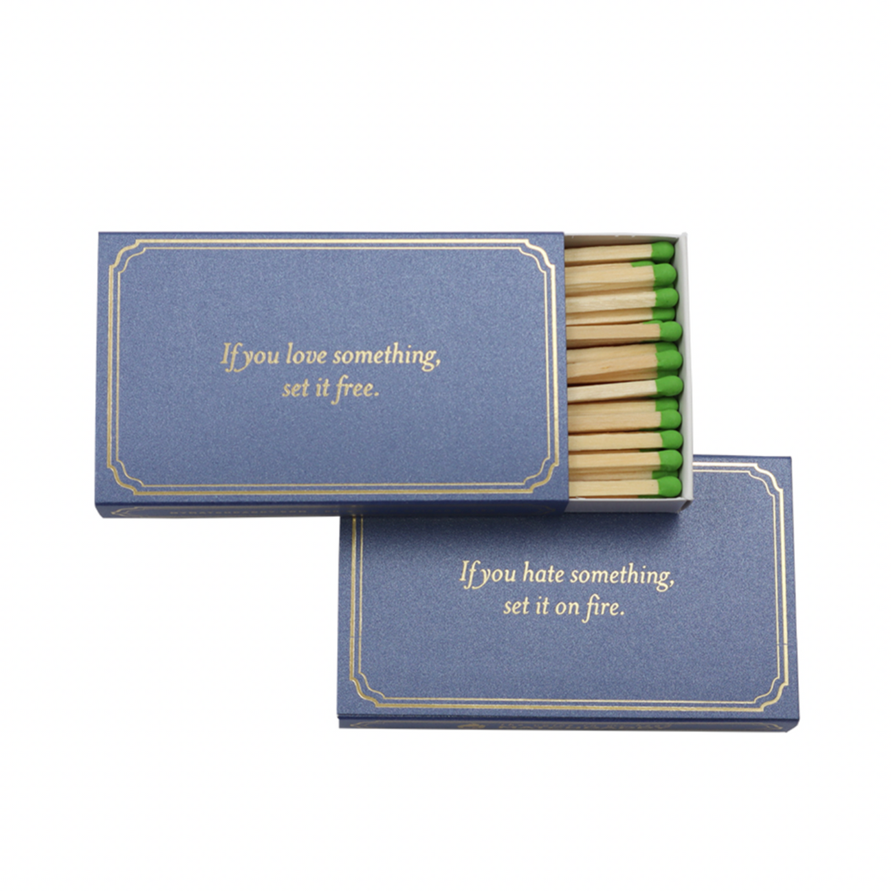 "If you love something, set it free…" Matchbox