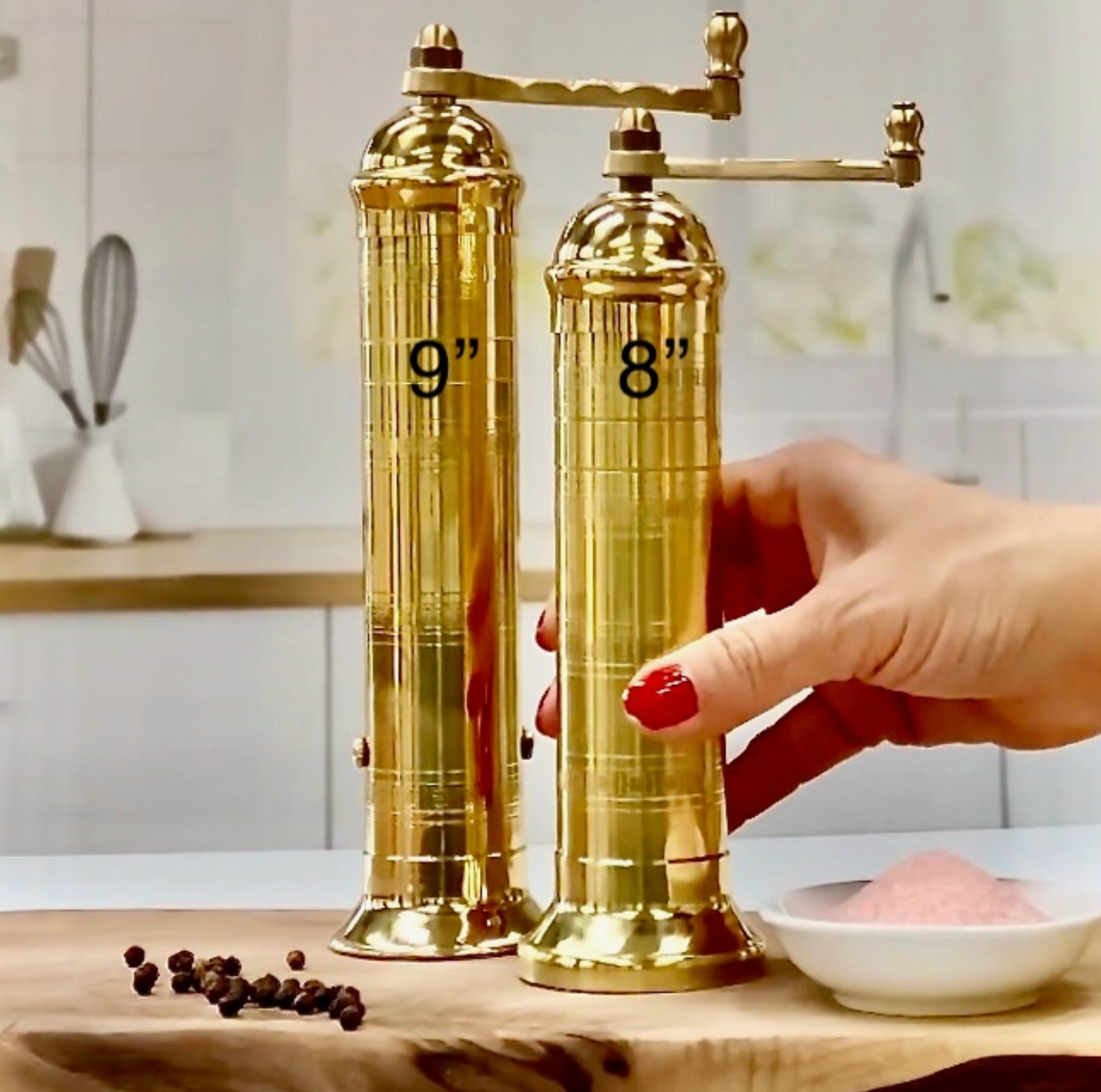 Brass Mill Pepper Grinder