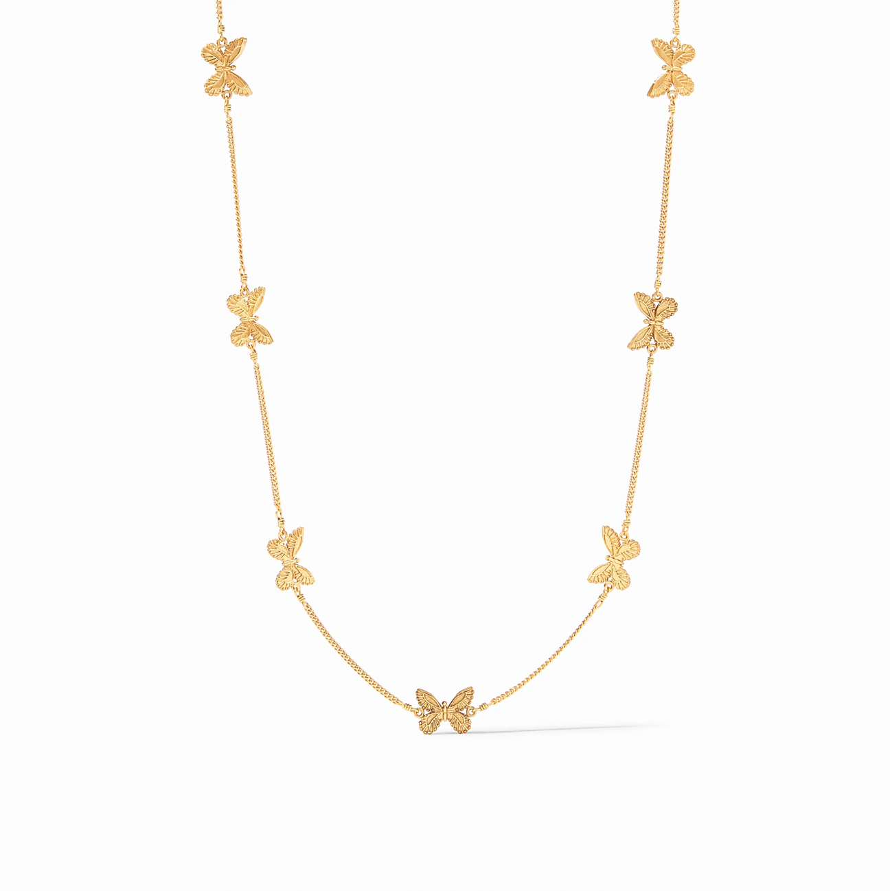 Julie Vos Butterfly Delicate Station Necklace