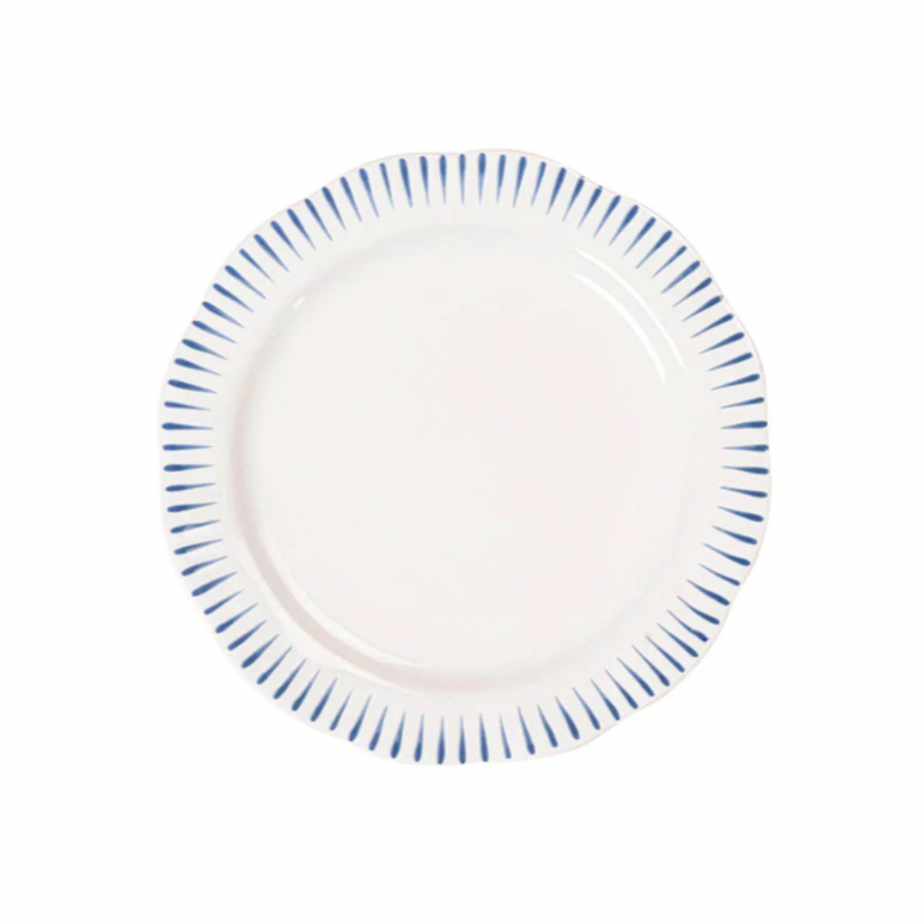 Juliska Sitio Stripe Delft Blue Dessert/Salad Plate