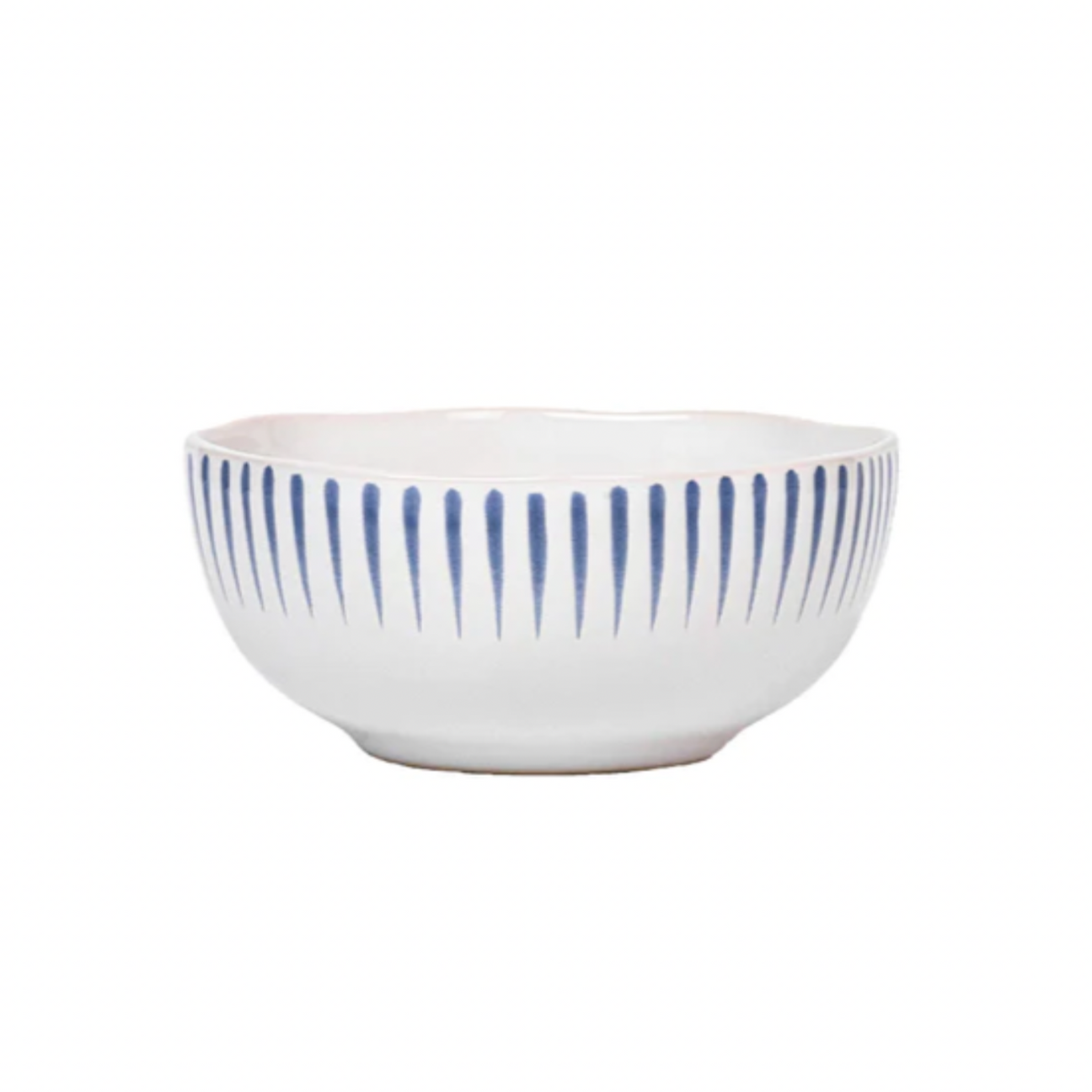 Juliska Sitio Stripe Delft Blue Cereal/Ice Cream Bowl