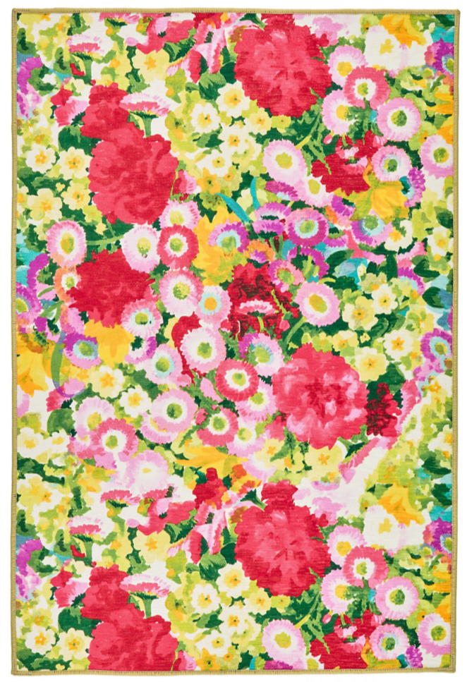 Dash & Albert Chamomile Cluster Washable Rug